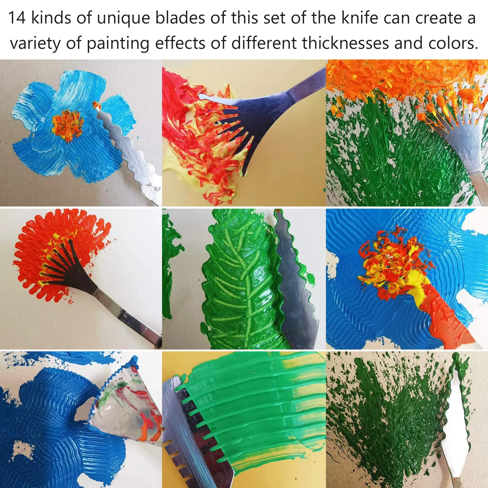 14pcs Oil Spatula Set Stainless Steel Paint Scraper For Paint Scraper Acrylic Ceramic Wall Art Color Mixing Tools
14pcs Oil Spatula Set Stainless Steel Paint Scraper For Paint Scraper Acrylic Ceramic Wall Art Color Mixing Tools