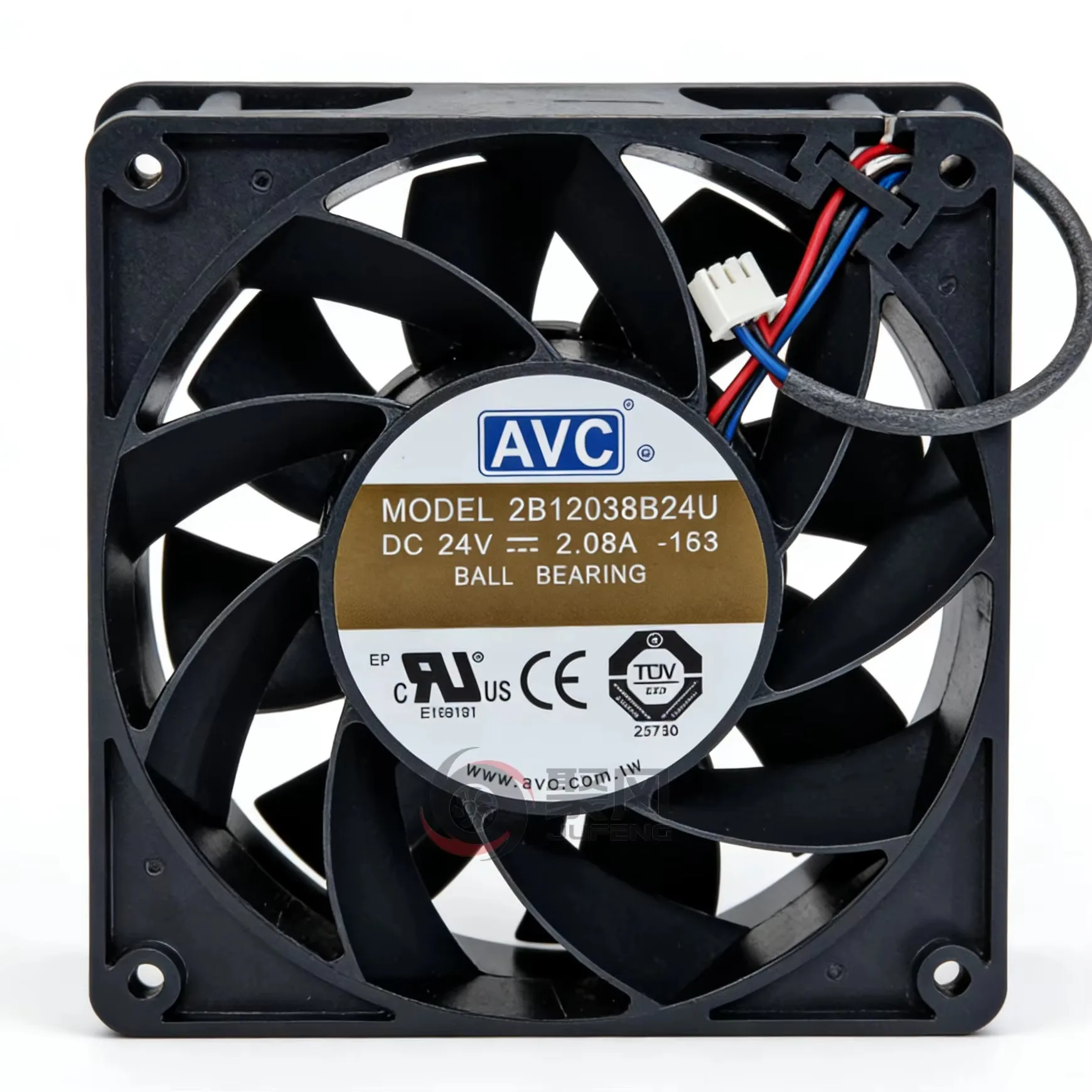 Original AVC 2B12038B24U 12cm 12038 DC24V 2.08A Inverter Cooling Fan for Industrial Drives
Original AVC 2B12038B24U 12cm 12038 DC24V 2.08A Inverter Cooling Fan for Industrial Drives