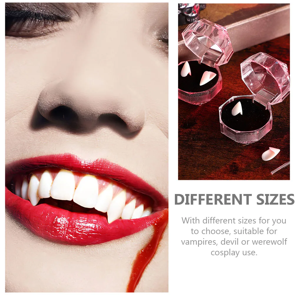 Teeth 9 Pairs Artificial Dentures Resin Material Halloween Cosplay Props Decorative Fangs Outfit Accessories
Teeth 9 Pairs Artificial Dentures Resin Material Halloween Cosplay Props Decorative Fangs Outfit Accessories