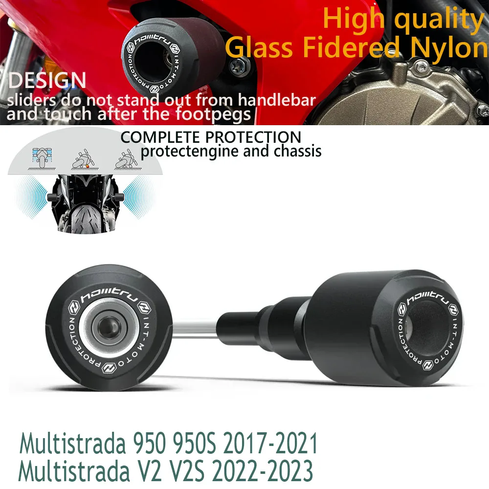 For DUCATI Multistrada 950 950S 2017-2021 Multistrada V2 V2S 2022-2023 Crash Protection Bobbins
For DUCATI Multistrada 950 950S 2017-2021 Multistrada V2 V2S 2022-2023 Crash Protection Bobbins