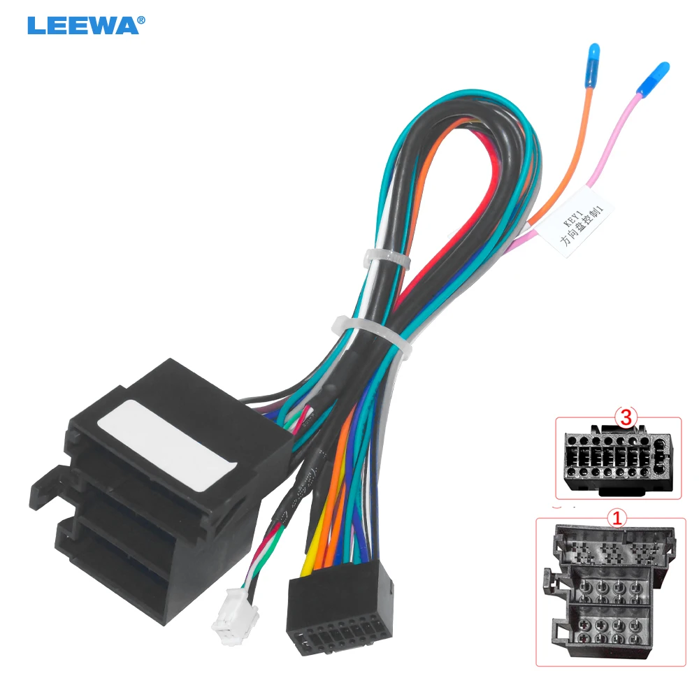 LEEWA Car 16pin Audio Wiring Harness For MG MG3 16Pin Aftermarket Stereo Installation Wire Adapter #CA6866
LEEWA Car 16pin Audio Wiring Harness For MG MG3 16Pin Aftermarket Stereo Installation Wire Adapter #CA6866
