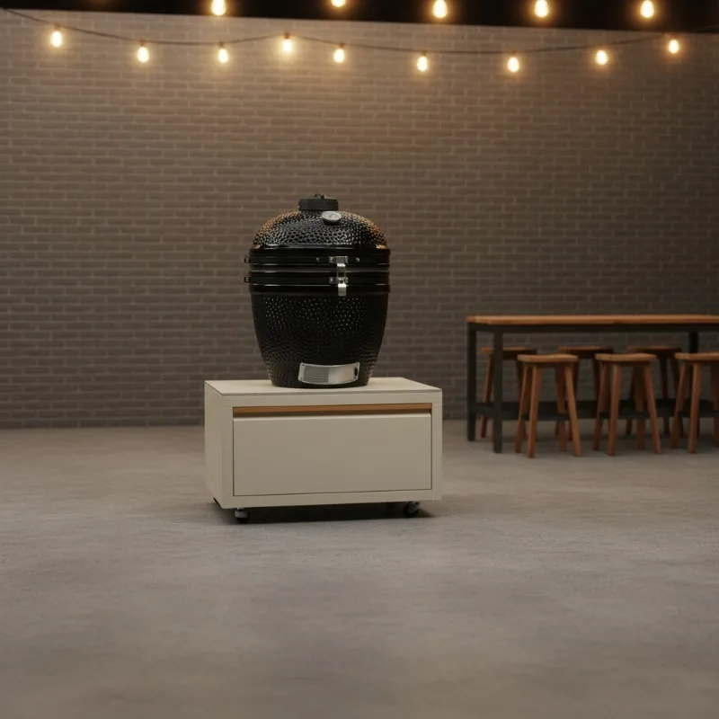 Airo 22 Inch Built in BBQ Grill Keramik Ceramic Kamado Stainless Steel for Outdoor Kitchen Charcoal Smoker Camping Babecue
Airo 22 Inch Built in BBQ Grill Keramik Ceramic Kamado Stainless Steel for Outdoor Kitchen Charcoal Smoker Camping Babecue