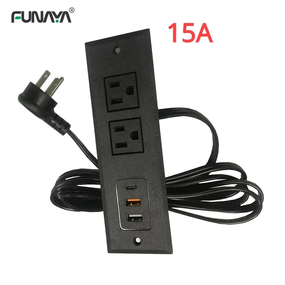 Recessed Built in Table Sockets US 15A PD with USB Type-c 110 220v Office Bookcase Furniture Hidden Strip Power Table Top Socket
Recessed Built in Table Sockets US 15A PD with USB Type-c 110 220v Office Bookcase Furniture Hidden Strip Power Table Top Socket
