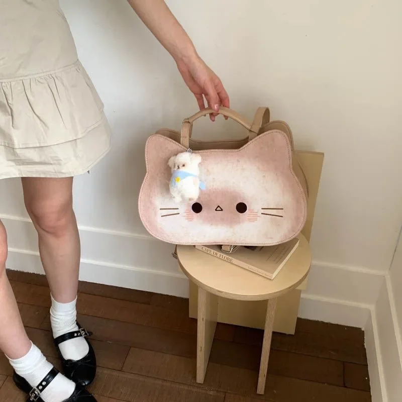 Cute Cartoon Cat Toast Backpack - Kawaii Milk Bread Shoulder Bag for Girls, Trendy Unisex Crossbody Purse, Unique Gift
Cute Cartoon Cat Toast Backpack - Kawaii Milk Bread Shoulder Bag for Girls, Trendy Unisex Crossbody Purse, Unique Gift