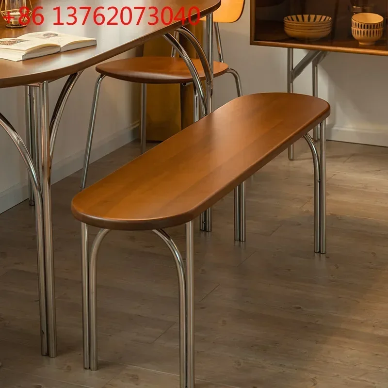 Nordic solid wood dining chair Japanese retro stool home dining bench
Nordic solid wood dining chair Japanese retro stool home dining bench