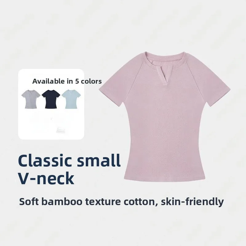 Женская футболка с бамбуковым текстурированным хлопковым воротником ort Sve Moisture ng Yoga Fitn, спортивный топ, дышащий, удобный
Женская футболка с бамбуковым текстурированным хлопковым воротником ort Sve Moisture ng Yoga Fitn, спортивный топ, дышащий, удобный