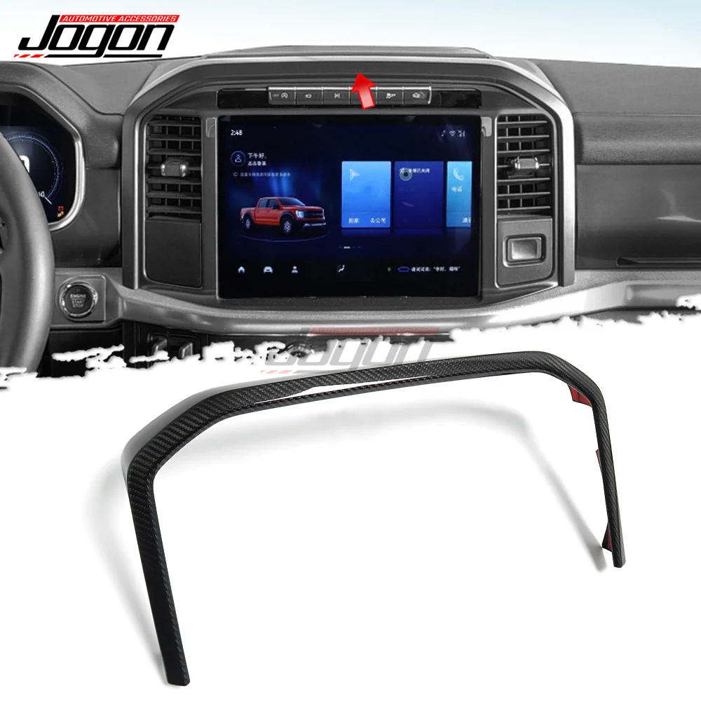 For Ford F-150 F150 Raptor R Lariat Platinum 2021 2022 2023 Car Dashboard GPS Navigation Frame Cover Carbon Fiber Accessories
For Ford F-150 F150 Raptor R Lariat Platinum 2021 2022 2023 Car Dashboard GPS Navigation Frame Cover Carbon Fiber Accessories