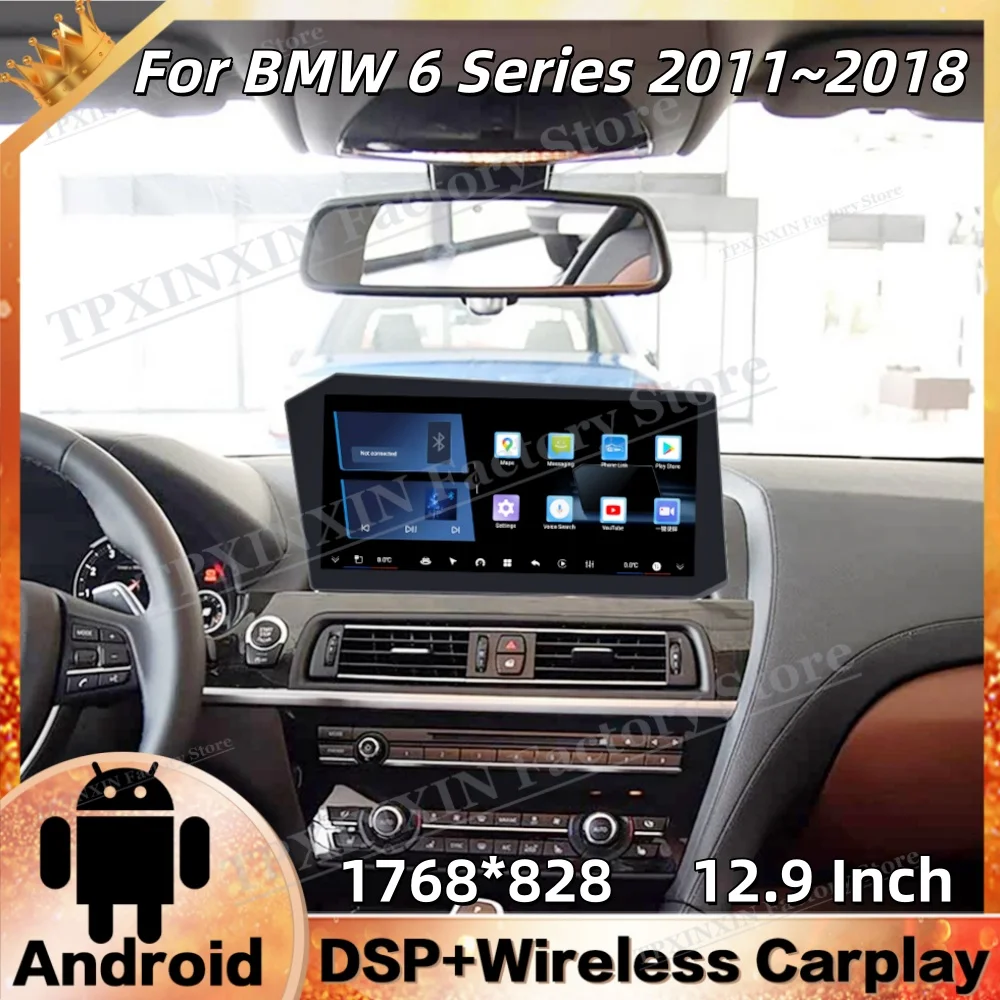 Accesorios Авто мультимедийный Android 14 Автомобильный радиоприемник для BMW 6 серии 2011 ~ 2018 GPS-навигация Carplay Стереоприемник HD Головное устройство
Accesorios Авто мультимедийный Android 14 Автомобильный радиоприемник для BMW 6 серии 2011 ~ 2018 GPS-навигация Carplay Стереоприемник HD Головное устройство