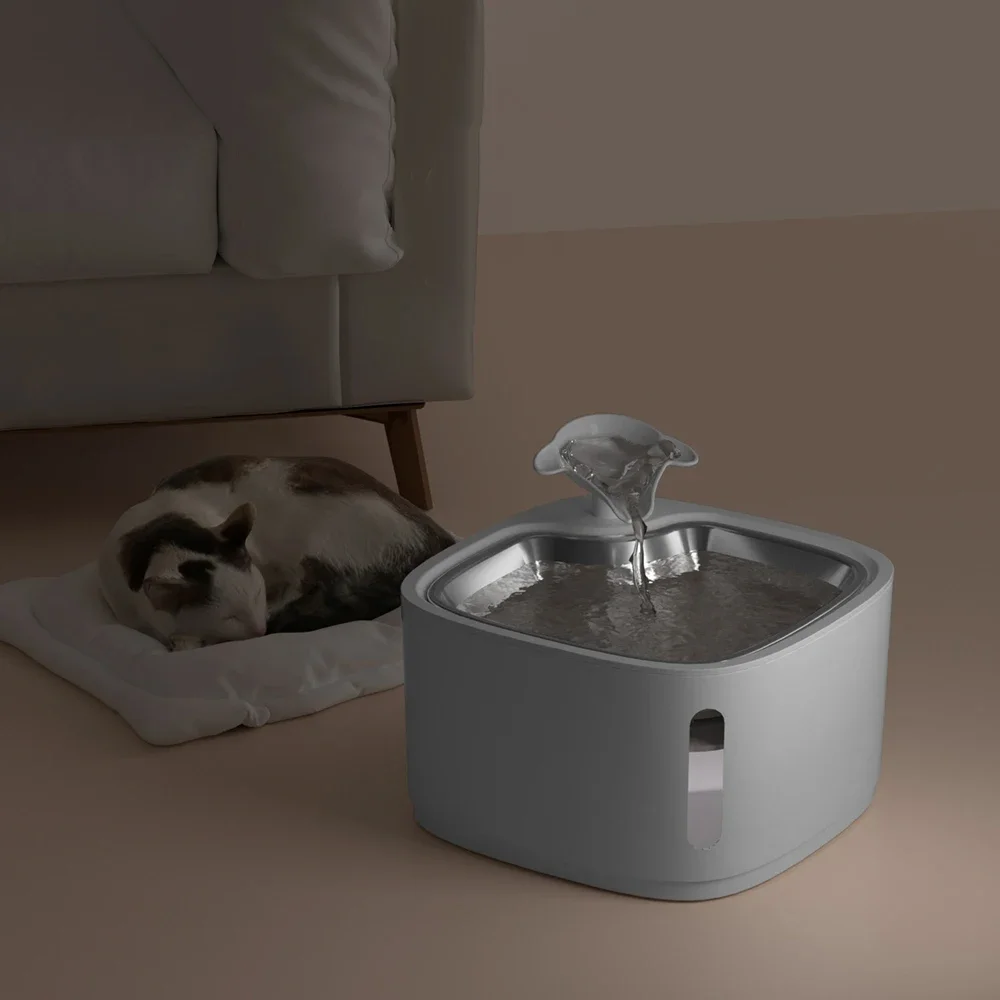 Pet food feeders water dispenser 2.4l ABS ceo-friendly material water fountain pet with filter low voice USB charging
Pet food feeders water dispenser 2.4l ABS ceo-friendly material water fountain pet with filter low voice USB charging