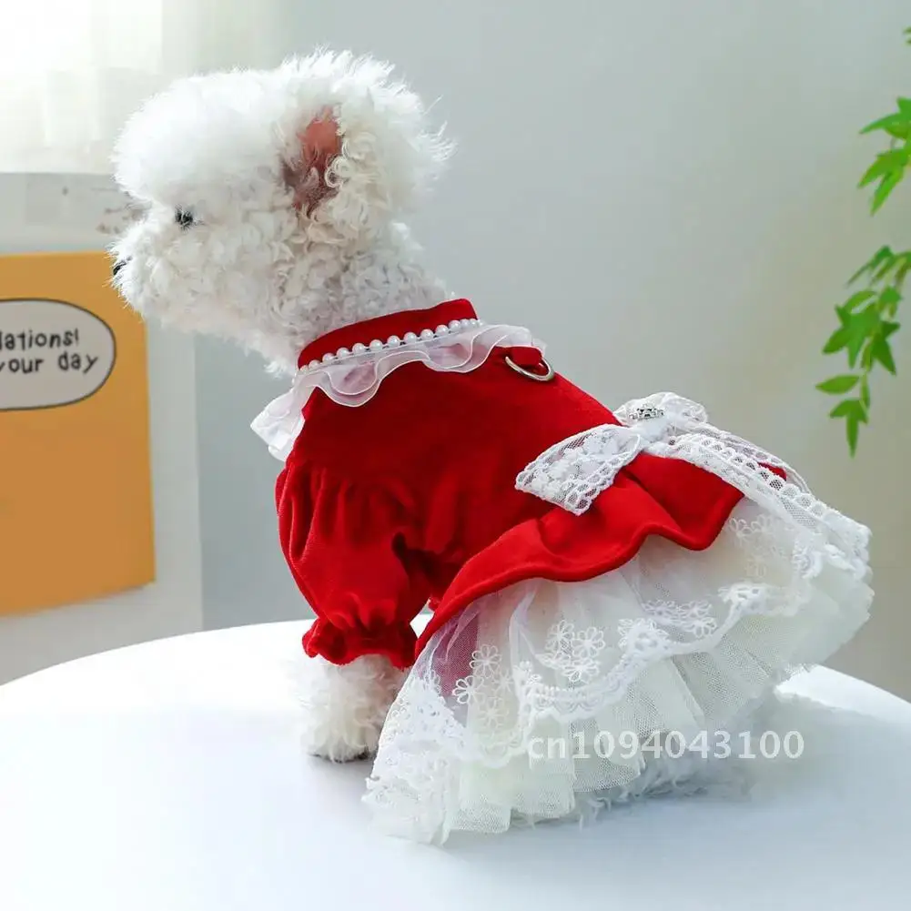 Pet Dress Clothing Mesh Chihuahua Dog Clothes with Lace Trim for Pet Dress Breathable Small Dogs Skirt Summer Bow Puppy Princess
Pet Dress Clothing Mesh Chihuahua Dog Clothes with Lace Trim for Pet Dress Breathable Small Dogs Skirt Summer Bow Puppy Princess