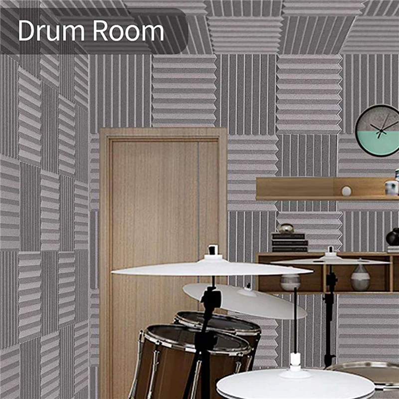 ABLB-96Pack 1 Inch X 12 Inch X12 Inch Soundproof Foam Panels Sound Absorbing Insulation For Recording Studio, Gaming Room
ABLB-96Pack 1 Inch X 12 Inch X12 Inch Soundproof Foam Panels Sound Absorbing Insulation For Recording Studio, Gaming Room