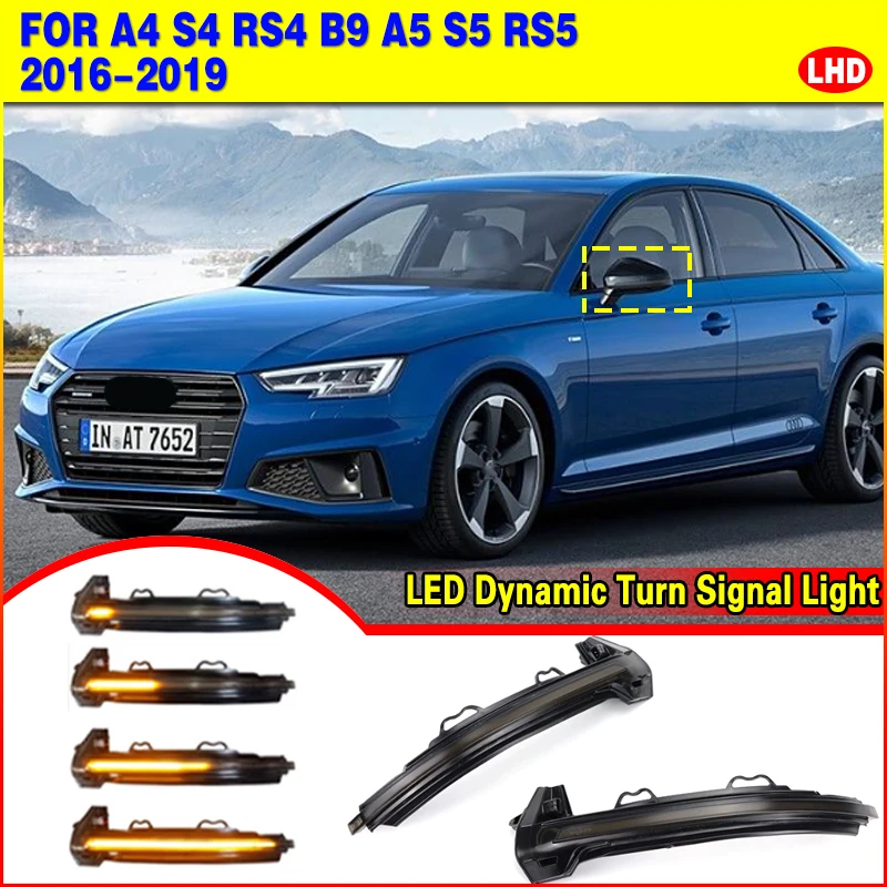Для Audi A4 S4 RS4 B9 2016-2019 A5 S5 RS5 Динамический указатель поворота Светодиодный индикатор бокового крыла зеркала заднего вида Последовательная мигалка
Для Audi A4 S4 RS4 B9 2016-2019 A5 S5 RS5 Динамический указатель поворота Светодиодный индикатор бокового крыла зеркала заднего вида Последовательная мигалка