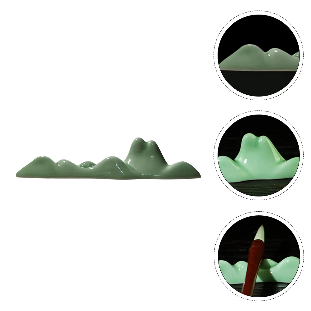 Calligraphy Brush Pen Ceramic Holder Chinese and Painting Stationery for Artist Rest
Calligraphy Brush Pen Ceramic Holder Chinese and Painting Stationery for Artist Rest