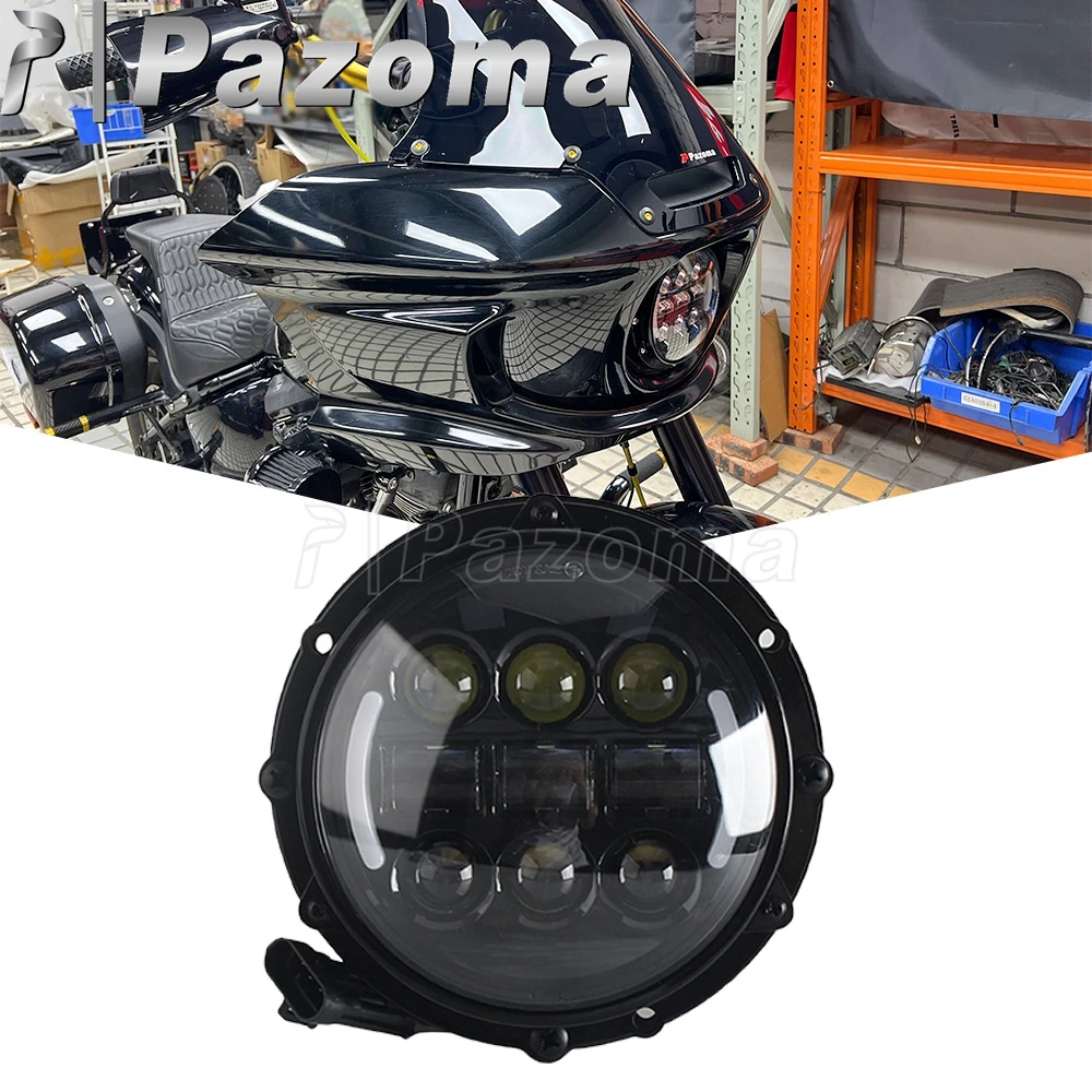 Светодиодная фара дальнего света ближнего света для Harley Softail Low Rider EI Diablo FXRST 117 ST FXLRST Передние дневные ходовые огни Поворотники 
Светодиодная фара дальнего света ближнего света для Harley Softail Low Rider EI Diablo FXRST 117 ST FXLRST Передние дневные ходовые огни Поворотники