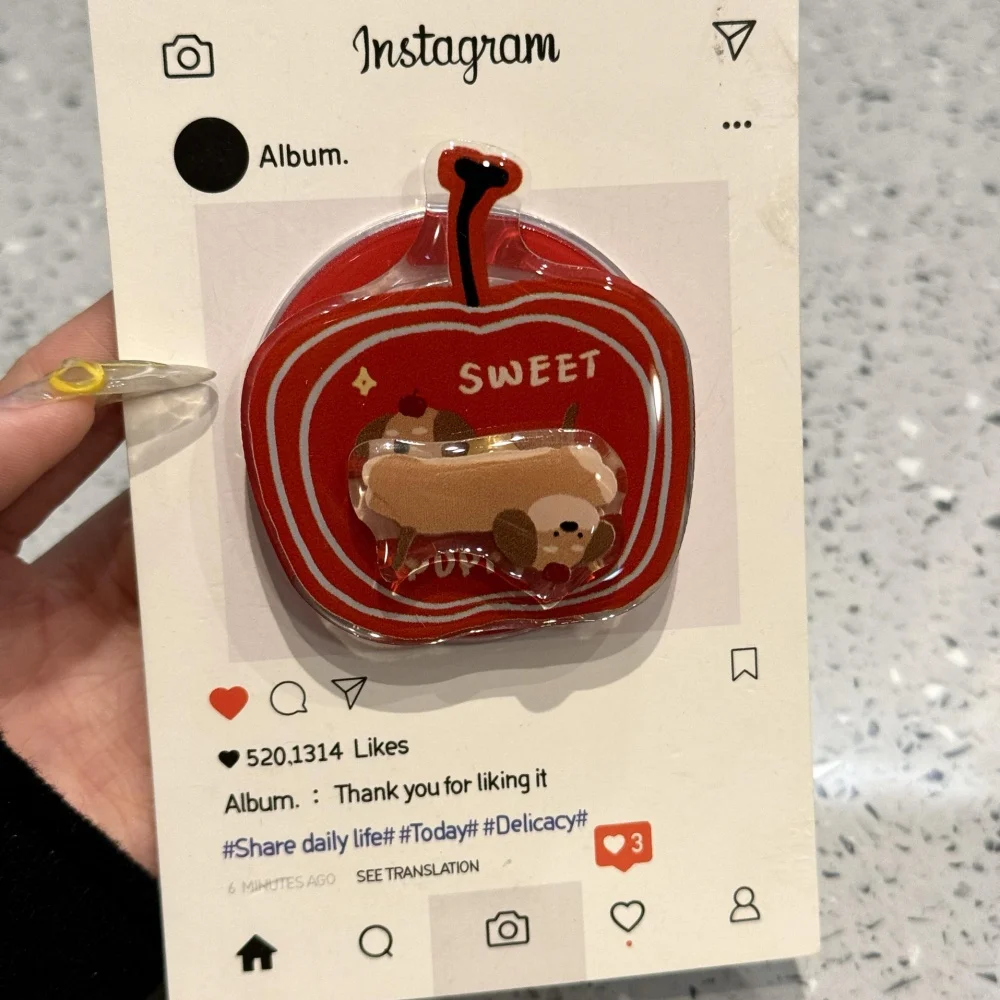 Корейский мультяшный милый поворотный щенок Griptok, кронштейн для iPhone 15, универсальные аксессуары, держатель для телефона, подставка Tok
Корейский мультяшный милый поворотный щенок Griptok, кронштейн для iPhone 15, универсальные аксессуары, держатель для телефона, подставка Tok