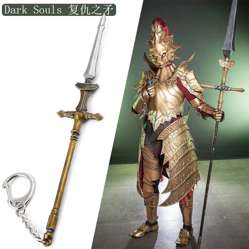 Game Dark Soul Weapon Keychain Anime Dragon Serpent-Hunter 3D Mimi Cartoon Spear Metal Pendant Keyring Jewelry Cosplay Gift
Game Dark Soul Weapon Keychain Anime Dragon Serpent-Hunter 3D Mimi Cartoon Spear Metal Pendant Keyring Jewelry Cosplay Gift