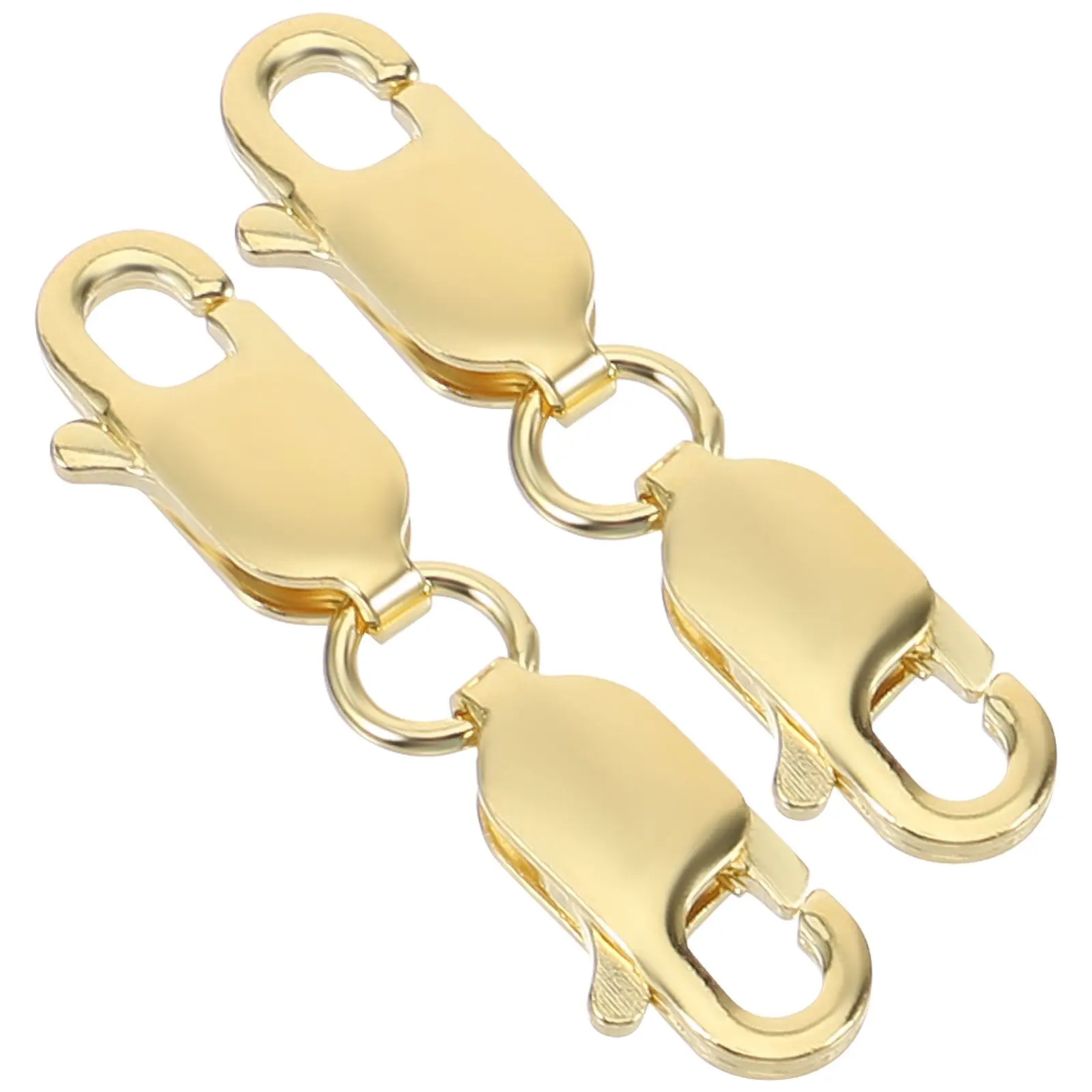 2Pcs Gold Shrimp Buckle Double Lobster Clasp Extender Bracelet Necklace DIY Jewelry Making Clasps Silver Material
2Pcs Gold Shrimp Buckle Double Lobster Clasp Extender Bracelet Necklace DIY Jewelry Making Clasps Silver Material