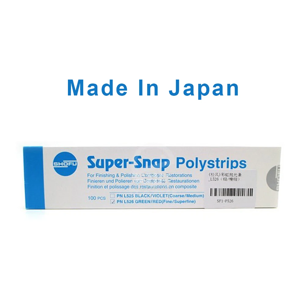 Стоматологические изделия Shofu Super Snap Polystrips Абразивные полировальные полоски Сепаратор Отделка Композитные зубы Межзубный полировщик
Стоматологические изделия Shofu Super Snap Polystrips Абразивные полировальные полоски Сепаратор Отделка Композитные зубы Межзубный полировщик