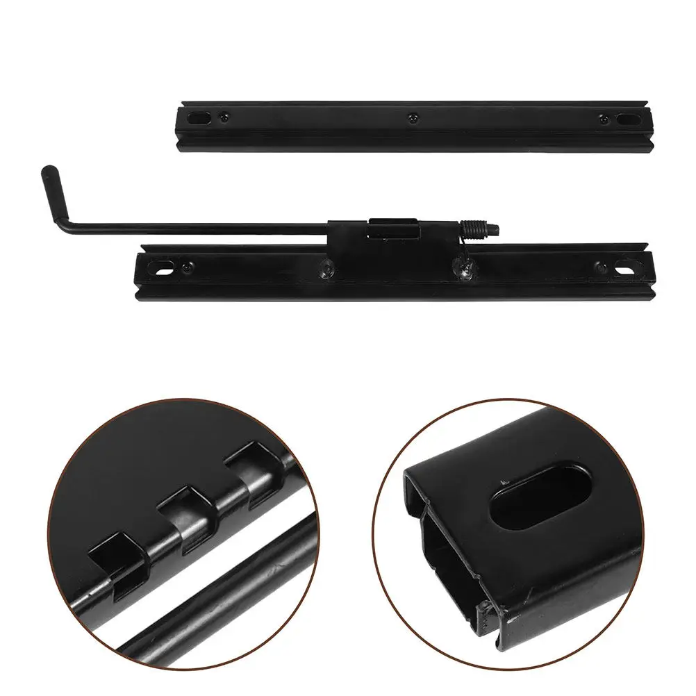 2Pairs Universal Vehicle Seat Slider Adjustment Rail Mounting Brackets Kit for Car Seat Track Sliding System Bucket Racing Seats
2Pairs Universal Vehicle Seat Slider Adjustment Rail Mounting Brackets Kit for Car Seat Track Sliding System Bucket Racing Seats
