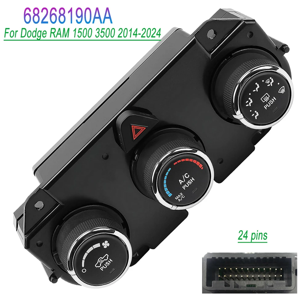 For Dodge RAM 1500 3500 2014-2024 Climate Control Panel A/C Heater Switch 68268190AA Vehicle Accessories
For Dodge RAM 1500 3500 2014-2024 Climate Control Panel A/C Heater Switch 68268190AA Vehicle Accessories