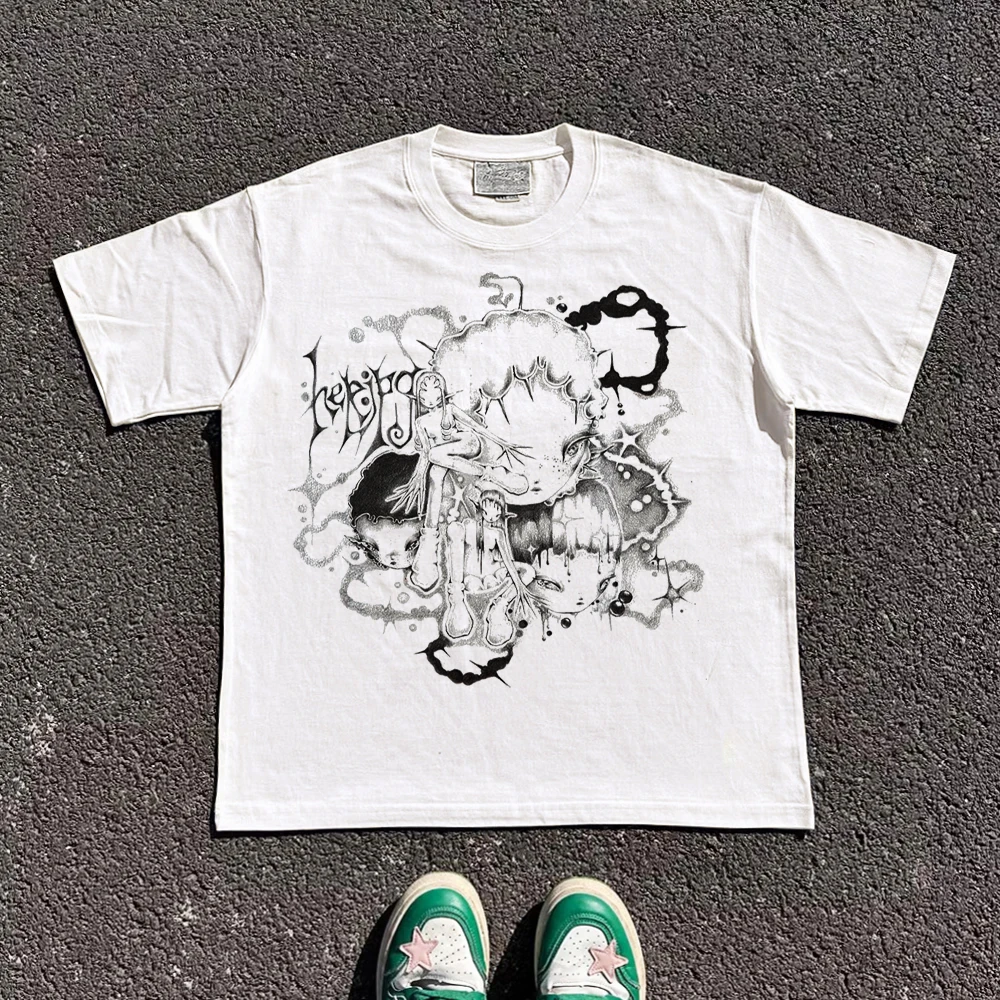 Heavier 260G Cute Ame Kawaii Cool Short Sleeve T-Shirt Loose Oversize Comfortable Cotton Casual Streetwear Fashion T-Shirt
Heavier 260G Cute Ame Kawaii Cool Short Sleeve T-Shirt Loose Oversize Comfortable Cotton Casual Streetwear Fashion T-Shirt