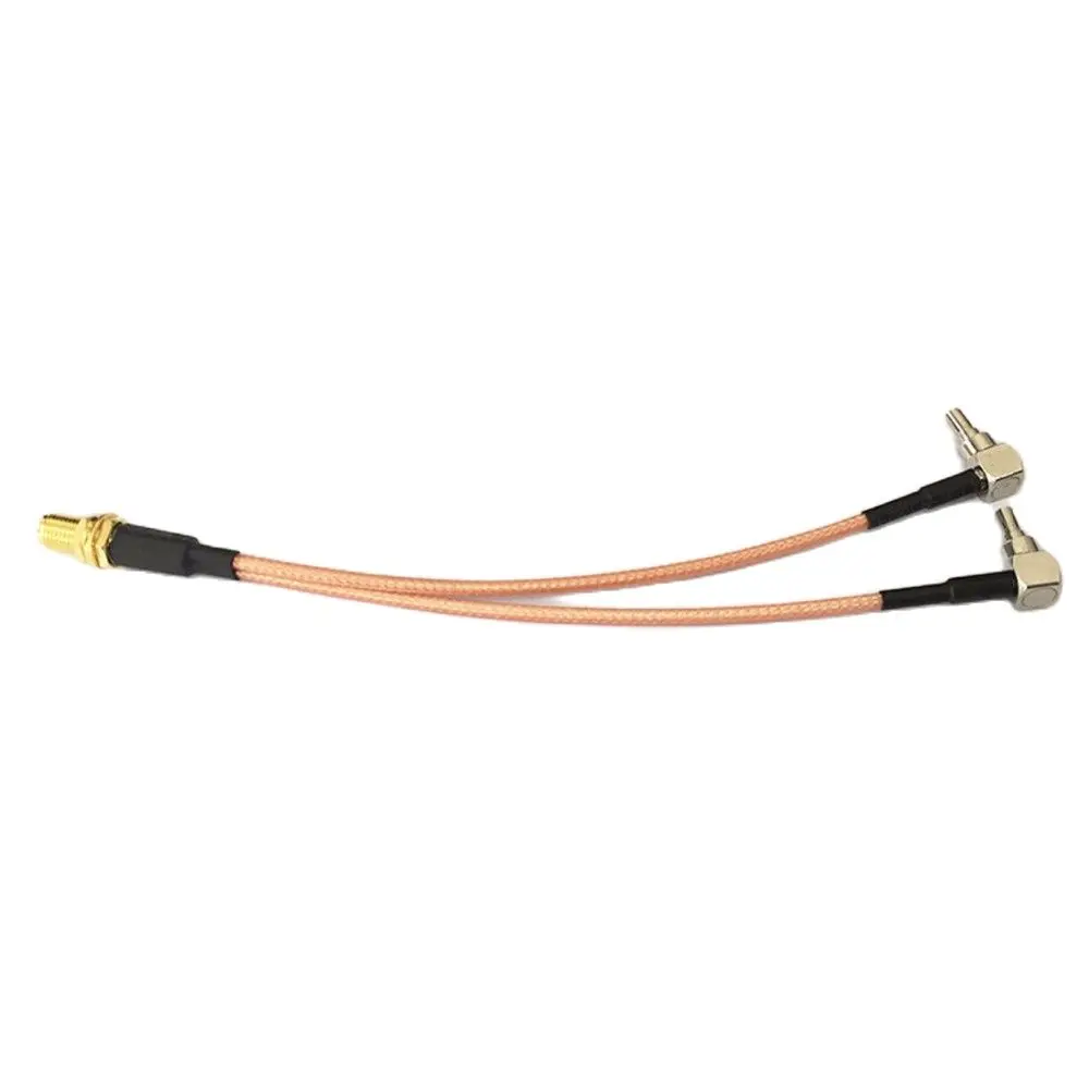 1 Or 2 Or 10PCS New RF RP-SMA Female to Y Type 2X CRC9 Right Angle Connector Adapter Combiner Cable Pigtail RG316 15CM
1 Or 2 Or 10PCS New RF RP-SMA Female to Y Type 2X CRC9 Right Angle Connector Adapter Combiner Cable Pigtail RG316 15CM