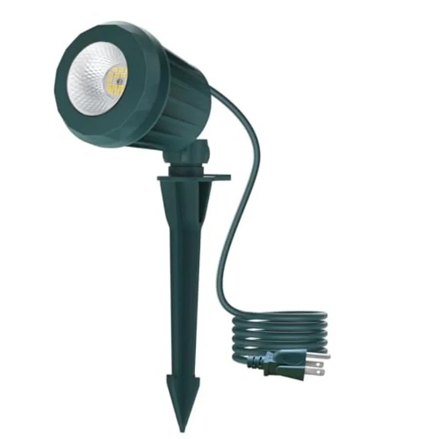 Spotlight Outdoor 120V Plug-in, 2700K Warm White LED Landscape Spot Lights with RGB 3 Lenses for Yard, Garden, LawnandTree Deco
Spotlight Outdoor 120V Plug-in, 2700K Warm White LED Landscape Spot Lights with RGB 3 Lenses for Yard, Garden, LawnandTree Deco