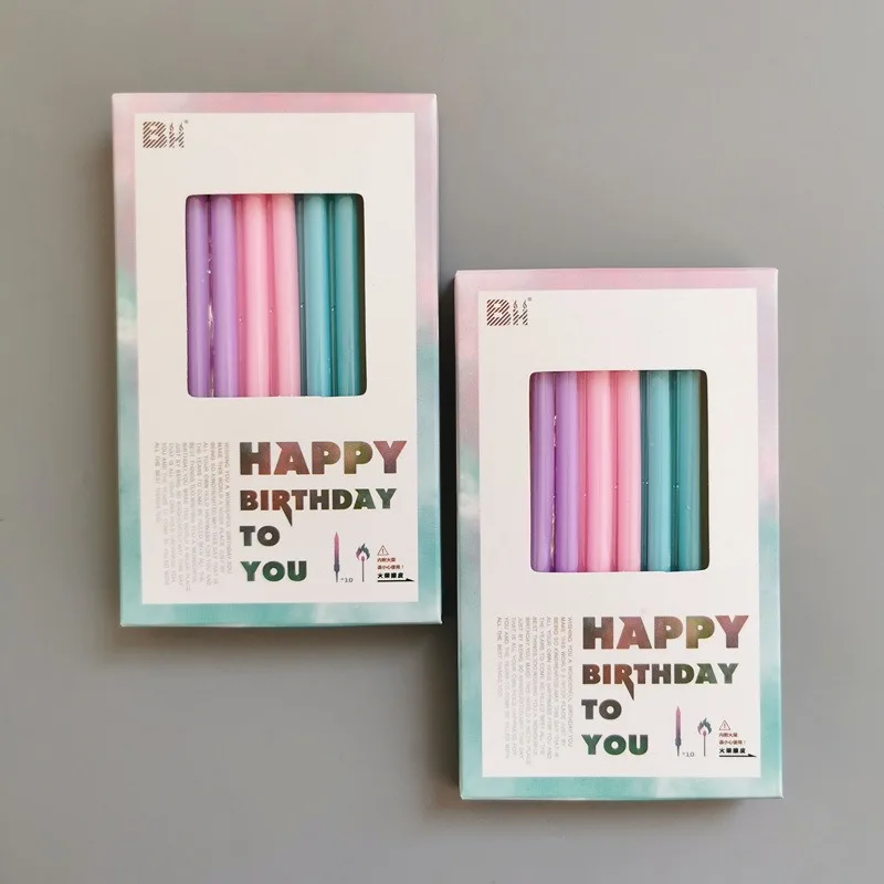 Colorful Smoke-Free Birthday Candles, Set of 10 per Box, Perfect for Cakes and Parties
Colorful Smoke-Free Birthday Candles, Set of 10 per Box, Perfect for Cakes and Parties