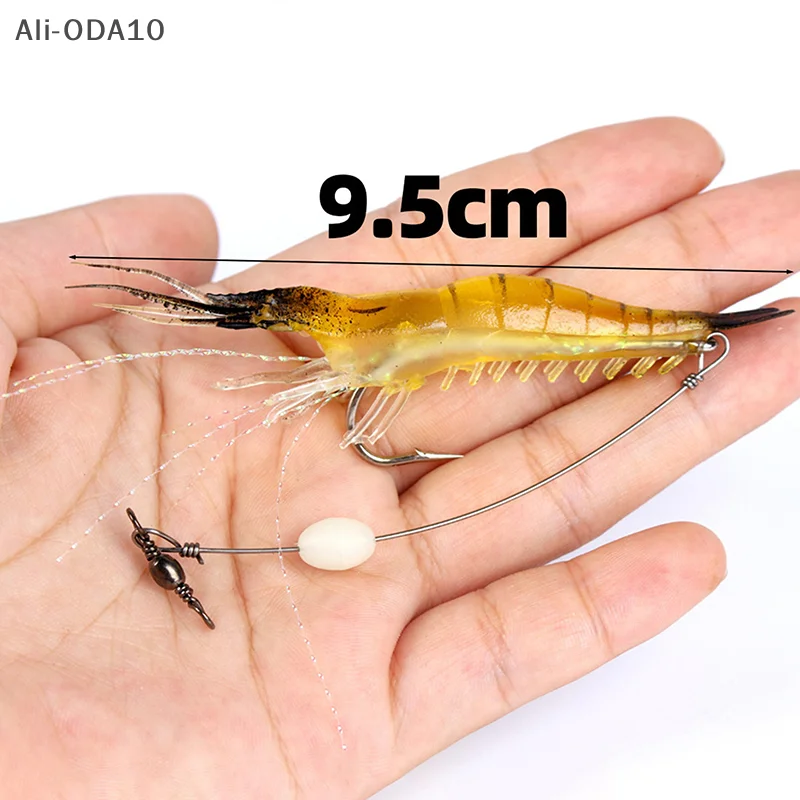 Luminous Soft Fishing Lures Fake Shrimp Floating Shaped Lure Bait Bionic Artificial Shrimp With Hook Fishing Tackle
Luminous Soft Fishing Lures Fake Shrimp Floating Shaped Lure Bait Bionic Artificial Shrimp With Hook Fishing Tackle