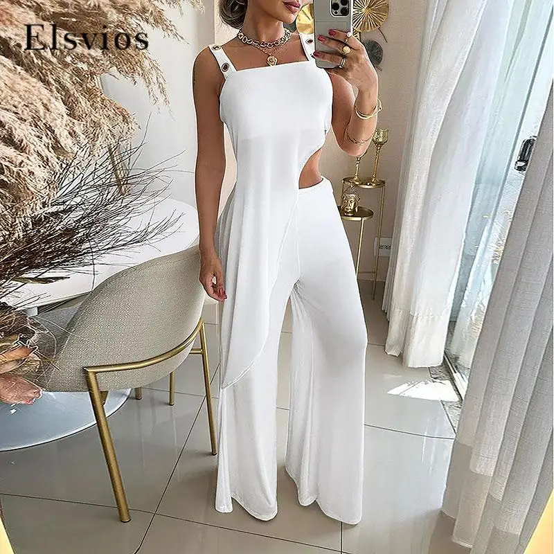 2024 Women Casual Sleeveless Solid Suit Fashion Suspender Loose Two-Piece Suit Sexy Off-Shoulder Irregular Top And Trousers Suit
2024 Women Casual Sleeveless Solid Suit Fashion Suspender Loose Two-Piece Suit Sexy Off-Shoulder Irregular Top And Trousers Suit