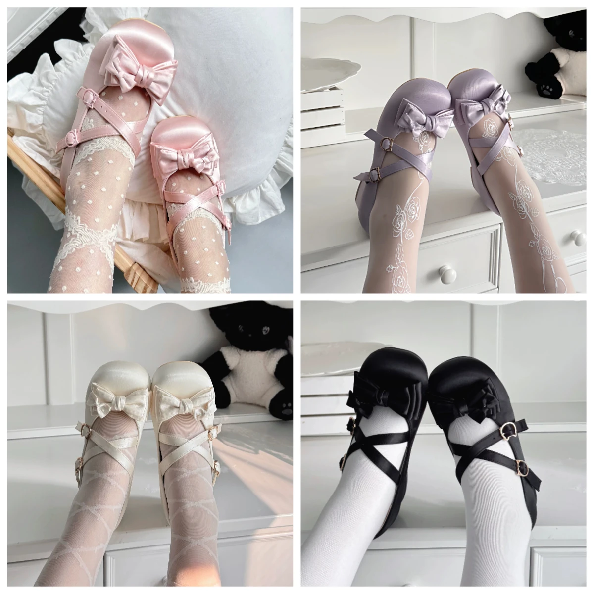 Japanese Lolita Round Head Sweet Cute Cute Bow Low Heel Women's Versatile Small Leather Shoes Elegant Ballet Single Shoes Girl
Japanese Lolita Round Head Sweet Cute Cute Bow Low Heel Women's Versatile Small Leather Shoes Elegant Ballet Single Shoes Girl