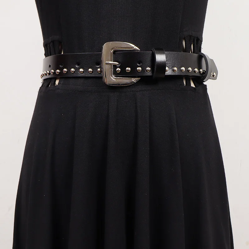 Роскошный дизайнерский черный джинсовый ремень из натуральной коровьей кожи 202, ремень в стиле панк-рок с заклепками и шипами Y2k, пряжка из коровьей кожи Cinturone Para Mujer Ceintures
Роскошный дизайнерский черный джинсовый ремень из натуральной коровьей кожи 202, ремень в стиле панк-рок с заклепками и шипами Y2k, пряжка из коровьей кожи Cinturone Para Mujer Ceintures