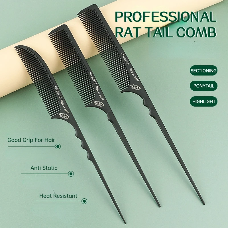 Hairdressing Carbon Comb Hairstylist Hair Cutting Comb Tail Comb Professional Barber Accessories Teasing Combs For Hairdresser
Hairdressing Carbon Comb Hairstylist Hair Cutting Comb Tail Comb Professional Barber Accessories Teasing Combs For Hairdresser