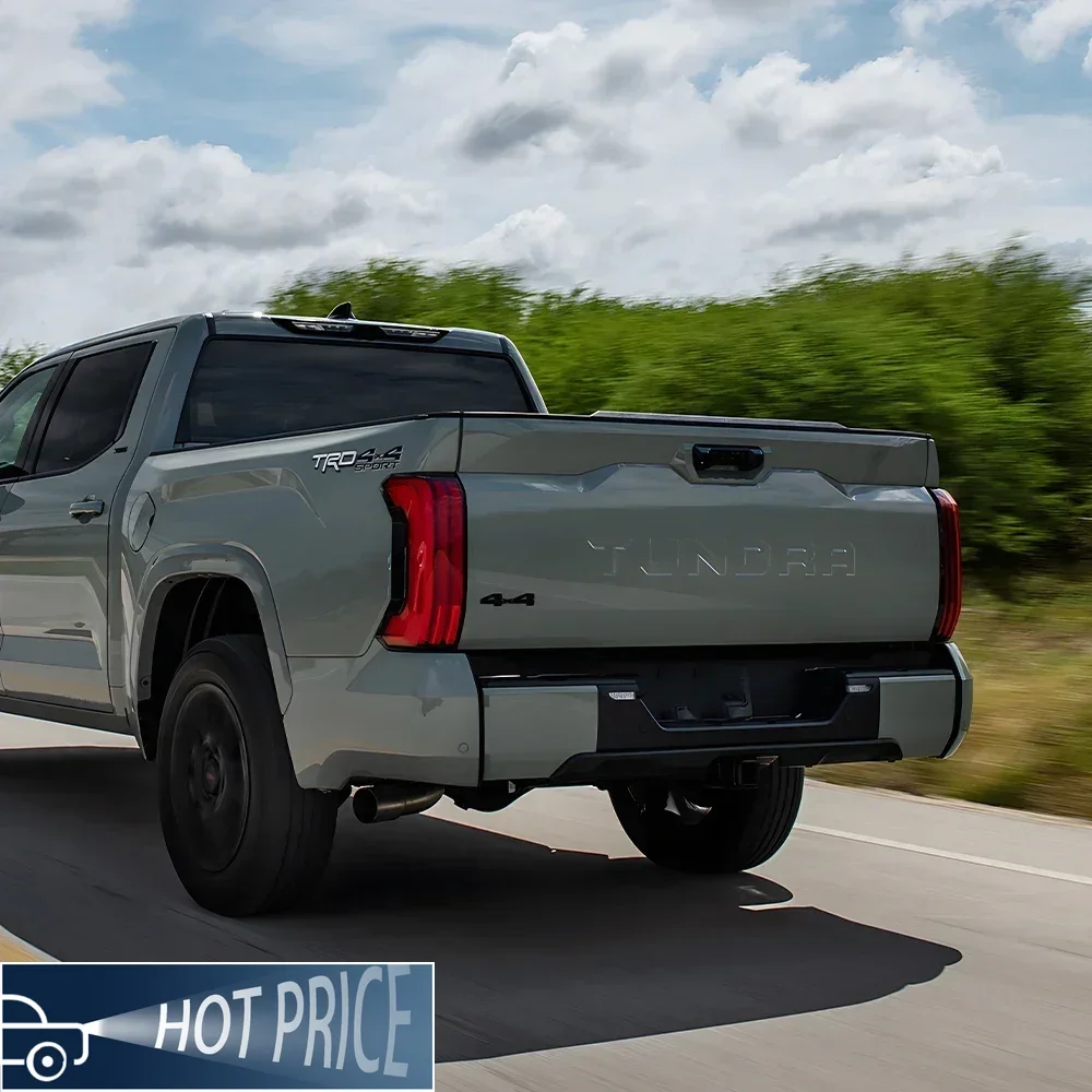 Для Toyota Tundra 2022-2024 автоматические задние фонари, модифицированный противотуманный тормоз, указатель поворота, аксессуары, светодиодные автомобильные задние фонари в сборе
Для Toyota Tundra 2022-2024 автоматические задние фонари, модифицированный противотуманный тормоз, указатель поворота, аксессуары, светодиодные автомобильные задние фонари в сборе