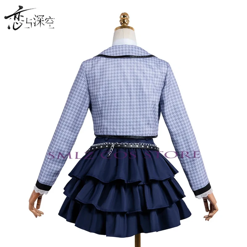 Love And DeepSpace Player Game Mc Cosplay Women Heroine Grid Coat Skirt Hat Suit Disfraz Mujer Party Outfit for;5'b\7,k/
Love And DeepSpace Player Game Mc Cosplay Women Heroine Grid Coat Skirt Hat Suit Disfraz Mujer Party Outfit for;5'b\7,k/