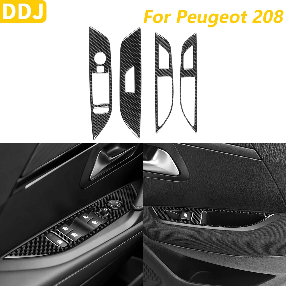For Peugeot 208 e-208 2020-2025 Carbon Fiber Door Window Lift Button Switch Control Panel Cover Trim Car Accessories Sticker
For Peugeot 208 e-208 2020-2025 Carbon Fiber Door Window Lift Button Switch Control Panel Cover Trim Car Accessories Sticker