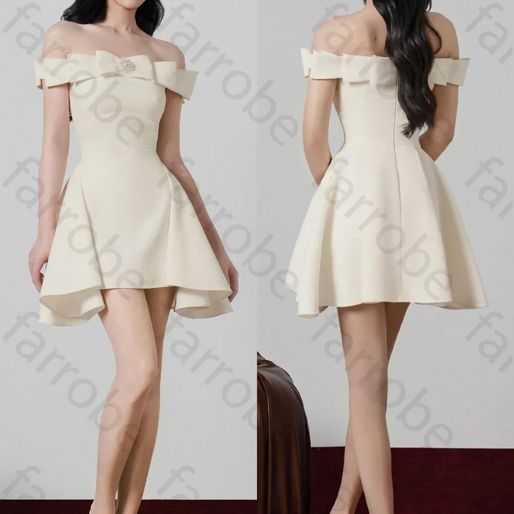 Customize 3D Chest Bow Mini Dress A-Line Evening Dresses Formal Modern Exquisite High Quality Prom Party Gowns for Women
Customize 3D Chest Bow Mini Dress A-Line Evening Dresses Formal Modern Exquisite High Quality Prom Party Gowns for Women