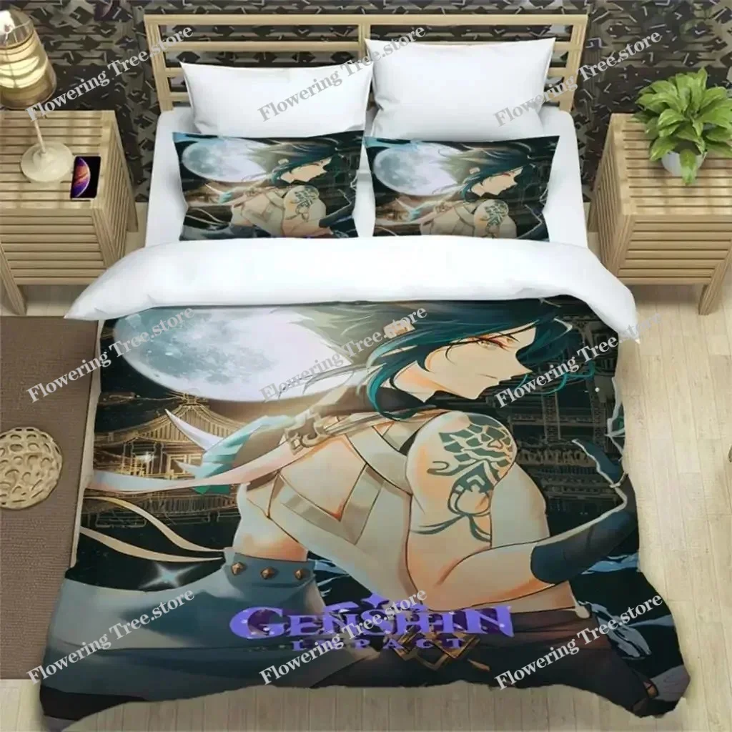 Genshin Impact Print Three Piece Bedding Set Fashion Article Boys or Adults for Beds Quilt Covers Pillowcases Bedding Set
Genshin Impact Print Three Piece Bedding Set Fashion Article Boys or Adults for Beds Quilt Covers Pillowcases Bedding Set