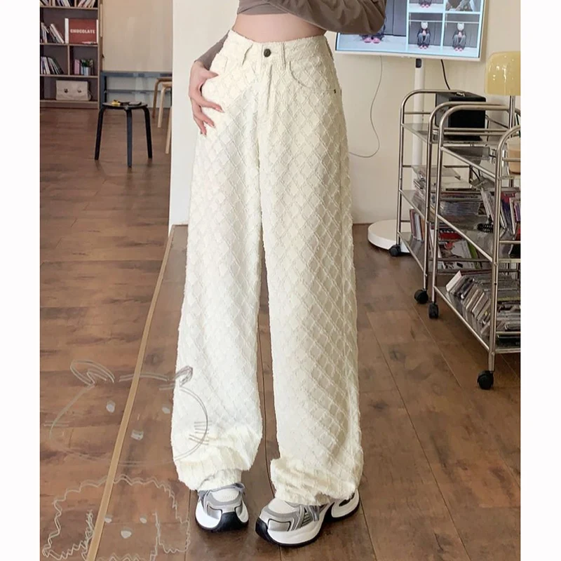 2026 Girls High Waist Straight Leg Jeans Female Chic Printed Designer Pants Women Korean Casual Fashion Denim Trousers
2026 Girls High Waist Straight Leg Jeans Female Chic Printed Designer Pants Women Korean Casual Fashion Denim Trousers