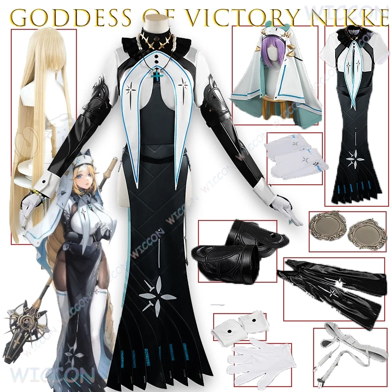 Goddess of Victory NIKKE Rapunzel Holy Grace Cosplay Costume Official Shift Up Game Anime Outfit Full Fashion Outfit Halloween
Goddess of Victory NIKKE Rapunzel Holy Grace Cosplay Costume Official Shift Up Game Anime Outfit Full Fashion Outfit Halloween