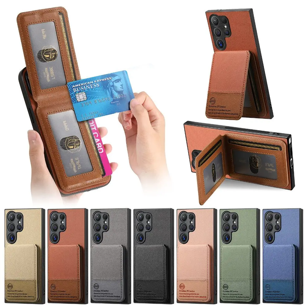 Trendy PU Leather Phone Case For Xiaomi 15 Ultra Poco X7 Pro Redmi Turbo 4 14C 13C Note 14 Pro+ With Vertical Card Cover
Trendy PU Leather Phone Case For Xiaomi 15 Ultra Poco X7 Pro Redmi Turbo 4 14C 13C Note 14 Pro+ With Vertical Card Cover