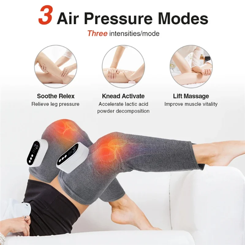 ABUU-Leg Massager 3-Speed Hot Compress Leg Massagers Vibration Relax Muscles Relieve Fatigue Thigh And Calf Massage Device
ABUU-Leg Massager 3-Speed Hot Compress Leg Massagers Vibration Relax Muscles Relieve Fatigue Thigh And Calf Massage Device
