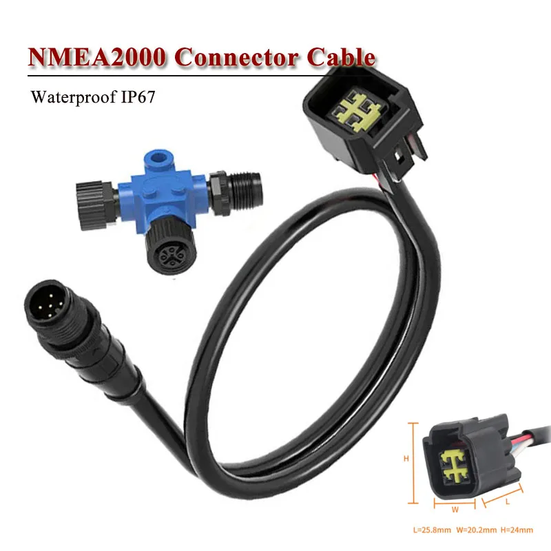 M12-5Pin Male NMEA2000 Connector to Car Terminal Shielded Power Cord Waterproof M12-5 core T-shaped Network Aviation Plug Cable
M12-5Pin Male NMEA2000 Connector to Car Terminal Shielded Power Cord Waterproof M12-5 core T-shaped Network Aviation Plug Cable