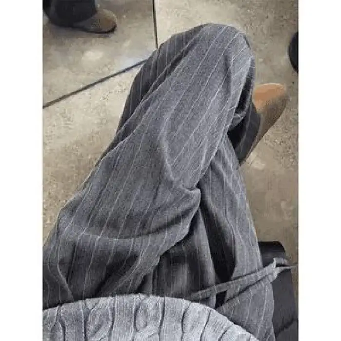 Summer Casual Bla Men's Pants Drapey Straight Leg Oversize High Waist Wide Leg Long Trousers Korean Sle Loose Fit Polyest...
Summer Casual Bla Men's Pants Drapey Straight Leg Oversize High Waist Wide Leg Long Trousers Korean Sle Loose Fit Polyest...