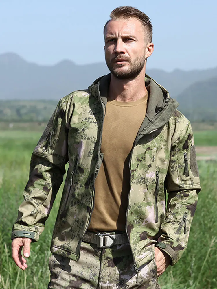 Jackets Men Camo Fleece Warmth Autumn Winter Heated Coats Waterproof Windproof Double-Layer Outdoor Hiking & Clambing
Jackets Men Camo Fleece Warmth Autumn Winter Heated Coats Waterproof Windproof Double-Layer Outdoor Hiking & Clambing