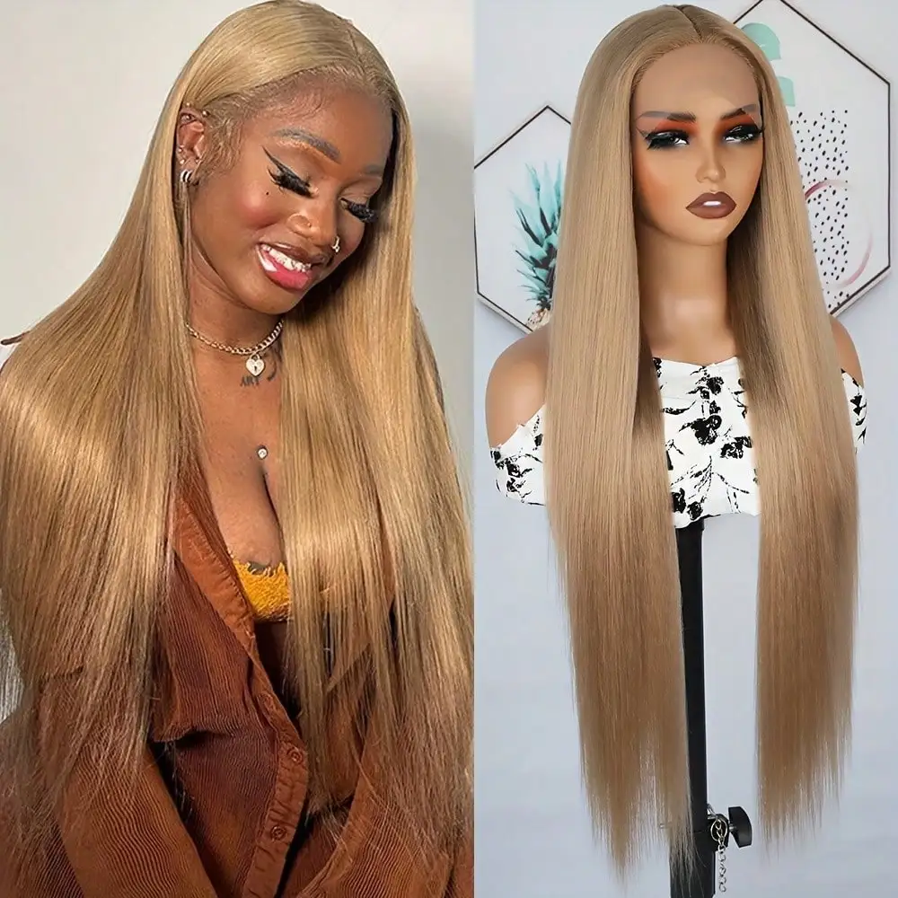 Straight Synthetic Lace Front Wig 13x4 HD Honey Blonde Glueless Wigs Pre Plucked Straight Synthetic Wigs for Women
Straight Synthetic Lace Front Wig 13x4 HD Honey Blonde Glueless Wigs Pre Plucked Straight Synthetic Wigs for Women
