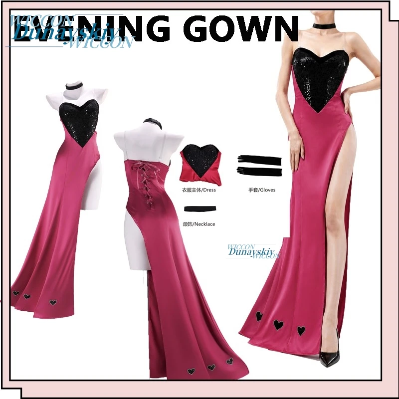 Anime Game Cosplay Outfit High-Slit Sequin Heart Jirai Kei Dress Set Costume for Party Comic Con Halloween
Anime Game Cosplay Outfit High-Slit Sequin Heart Jirai Kei Dress Set Costume for Party Comic Con Halloween