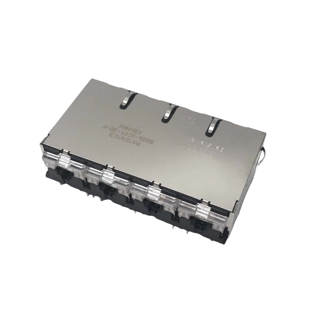 0826-1C4T-32-F Гигабитная сеть RJ45 с гнездом, горизонтальный разъем 8P8C, разъем с портом 1X4
0826-1C4T-32-F Гигабитная сеть RJ45 с гнездом, горизонтальный разъем 8P8C, разъем с портом 1X4