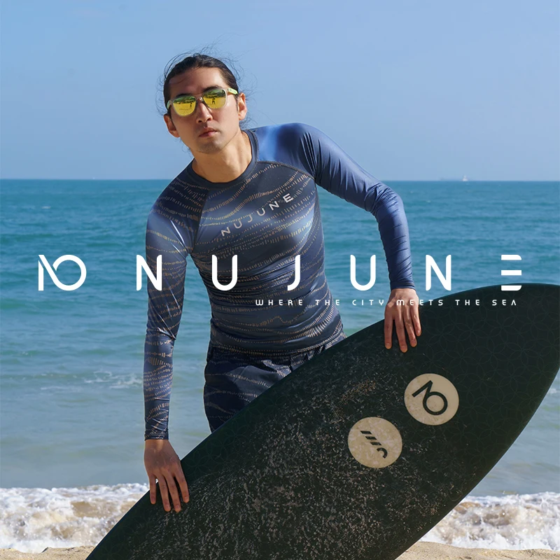 Nu-June Rash Guards Men Surf Tops Set Long Sleeve Quick Dry Swimsuit Two Pieces Sport Swim Trunks Snorkeling Beach Pants Outfits
Nu-June Rash Guards Men Surf Tops Set Long Sleeve Quick Dry Swimsuit Two Pieces Sport Swim Trunks Snorkeling Beach Pants Outfits
