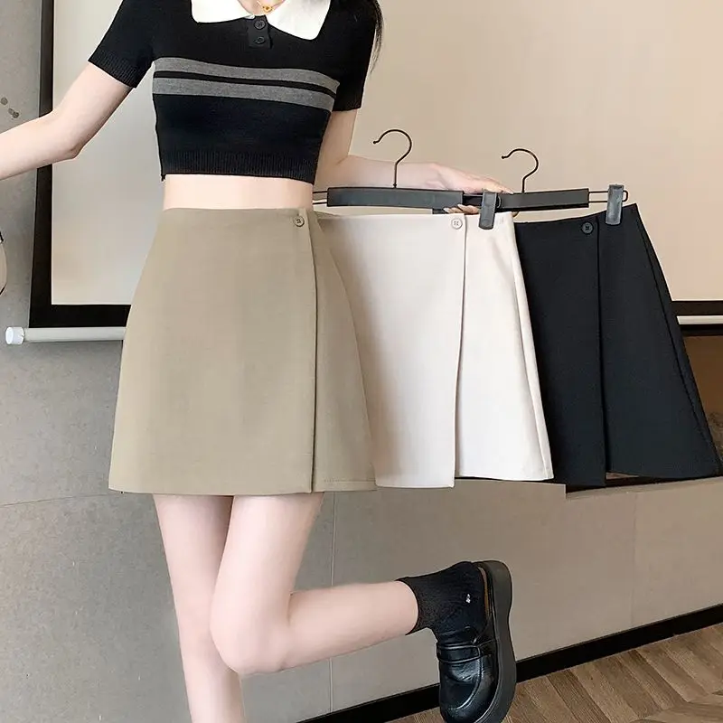 Suit Skirt Summer New High-waisted Fashionable A-line Skirt Irregular Hip-covering Slim and Versatile Short Skirt for Women
Suit Skirt Summer New High-waisted Fashionable A-line Skirt Irregular Hip-covering Slim and Versatile Short Skirt for Women